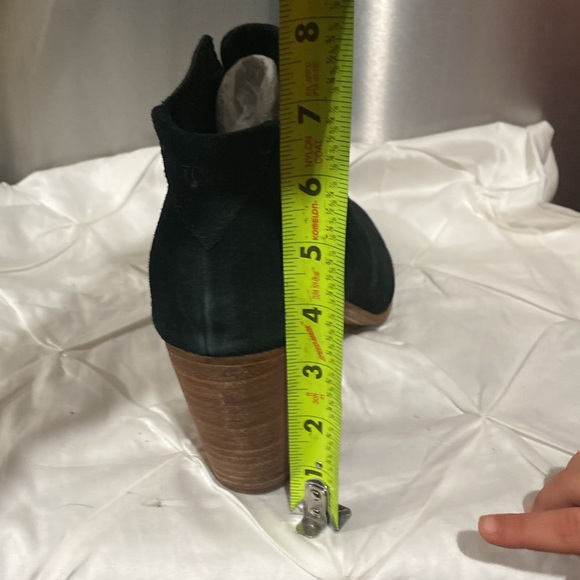 Toms Lace-Up Ankle Boots Black Size 11 - Picture 9 of 9